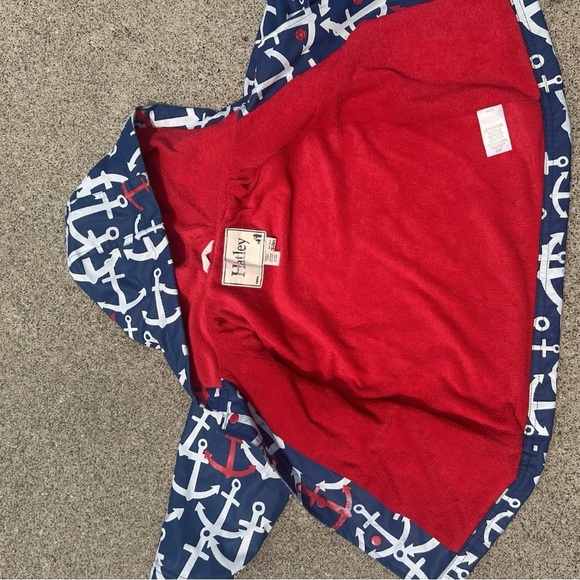 🍭Hatley rain jacket Baby Anchors 18 To 24 Months Toddler C2-006 - Picture 4 of 6